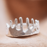 Anillo Plata Heart Beat