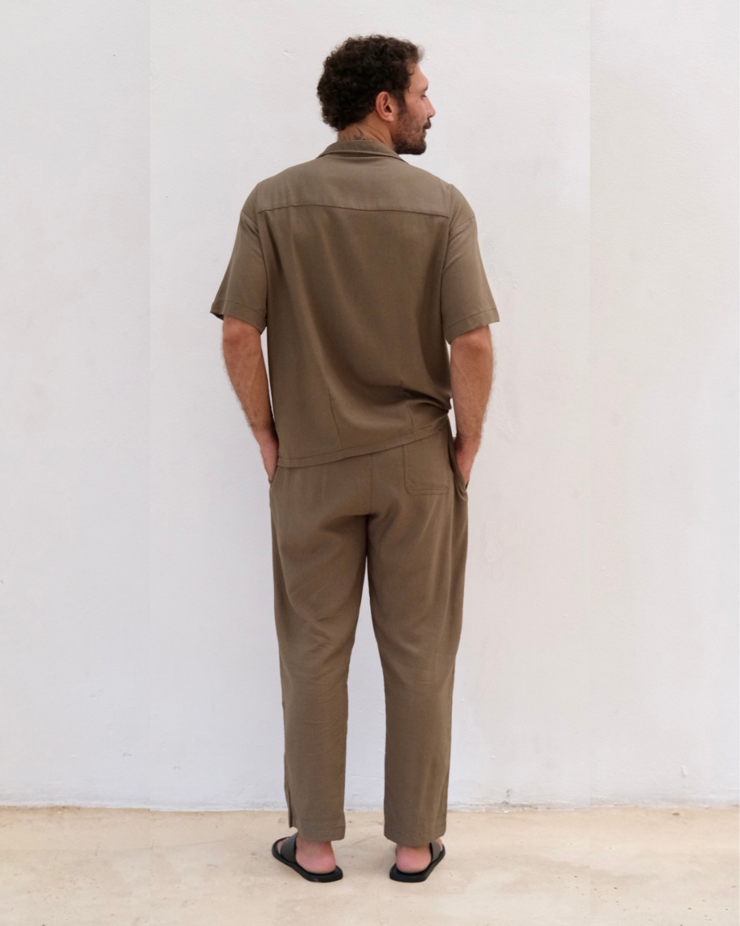 Dúo Camisa Calm con Pantalón  Lino Recto