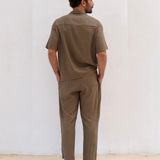 Dúo Camisa Calm con Pantalón  Lino Recto