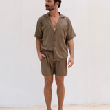 Dúo Camisa Calm con Shorts Lino Soft