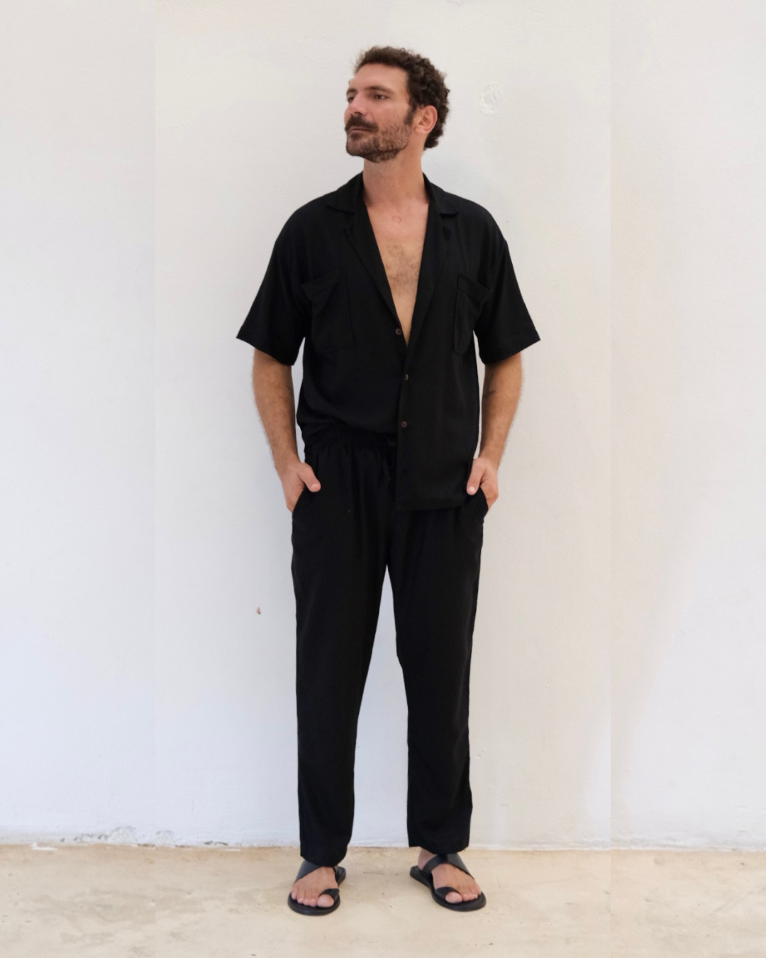 Dúo Camisa Calm con Pantalón  Lino Recto