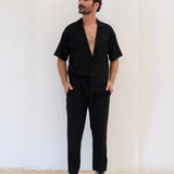 Dúo Camisa Calm con Pantalón  Lino Recto