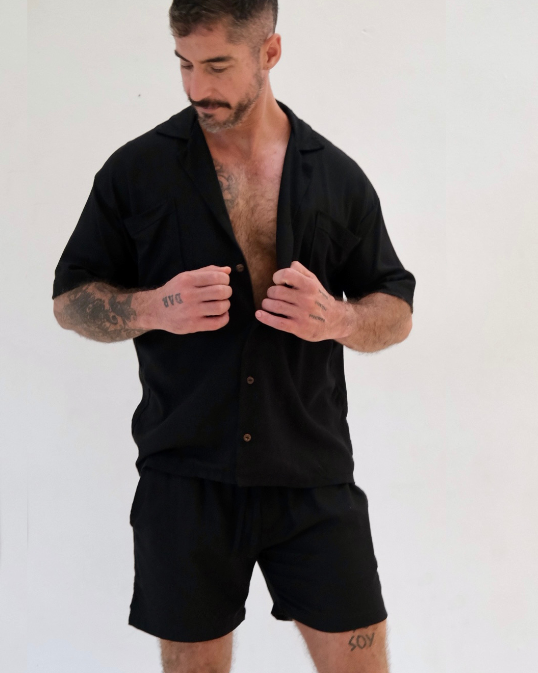 Dúo Camisa Calm con Shorts Lino Soft