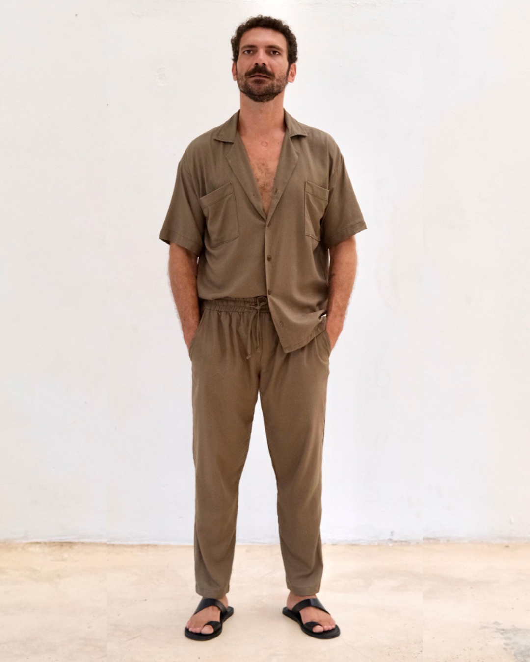 Dúo Camisa Calm con Pantalón  Lino Recto