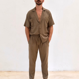 Dúo Camisa Calm con Pantalón  Lino Recto