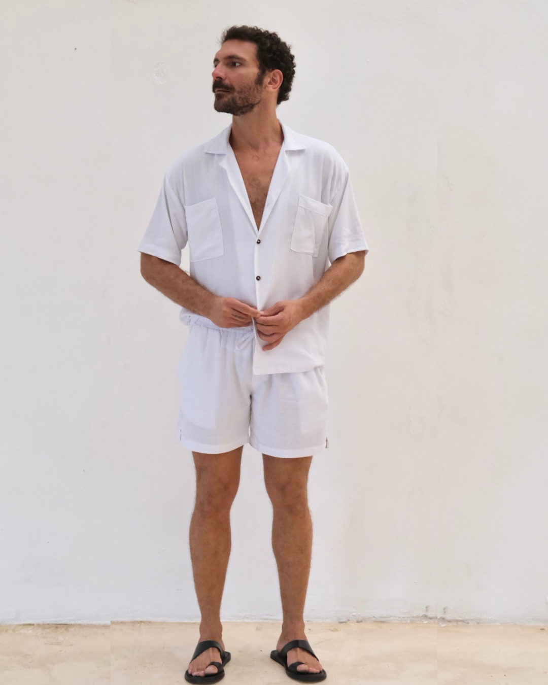 Dúo Camisa Calm con Shorts Lino Soft