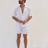 Dúo Camisa Calm con Shorts Lino Soft