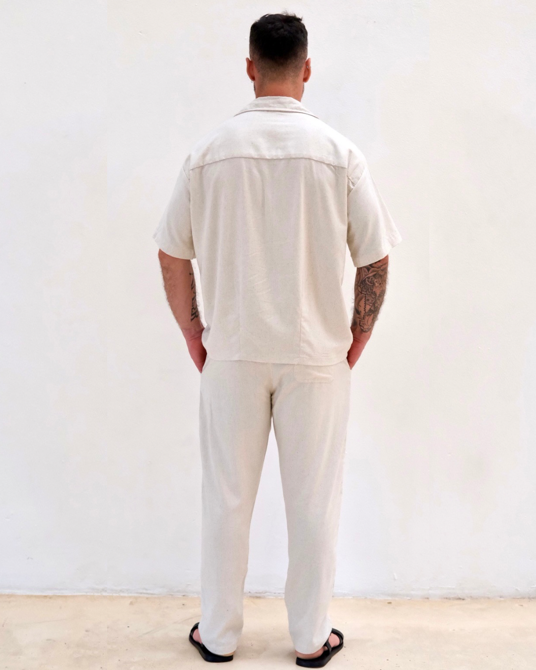 Dúo Camisa Calm con Pantalón  Lino Recto