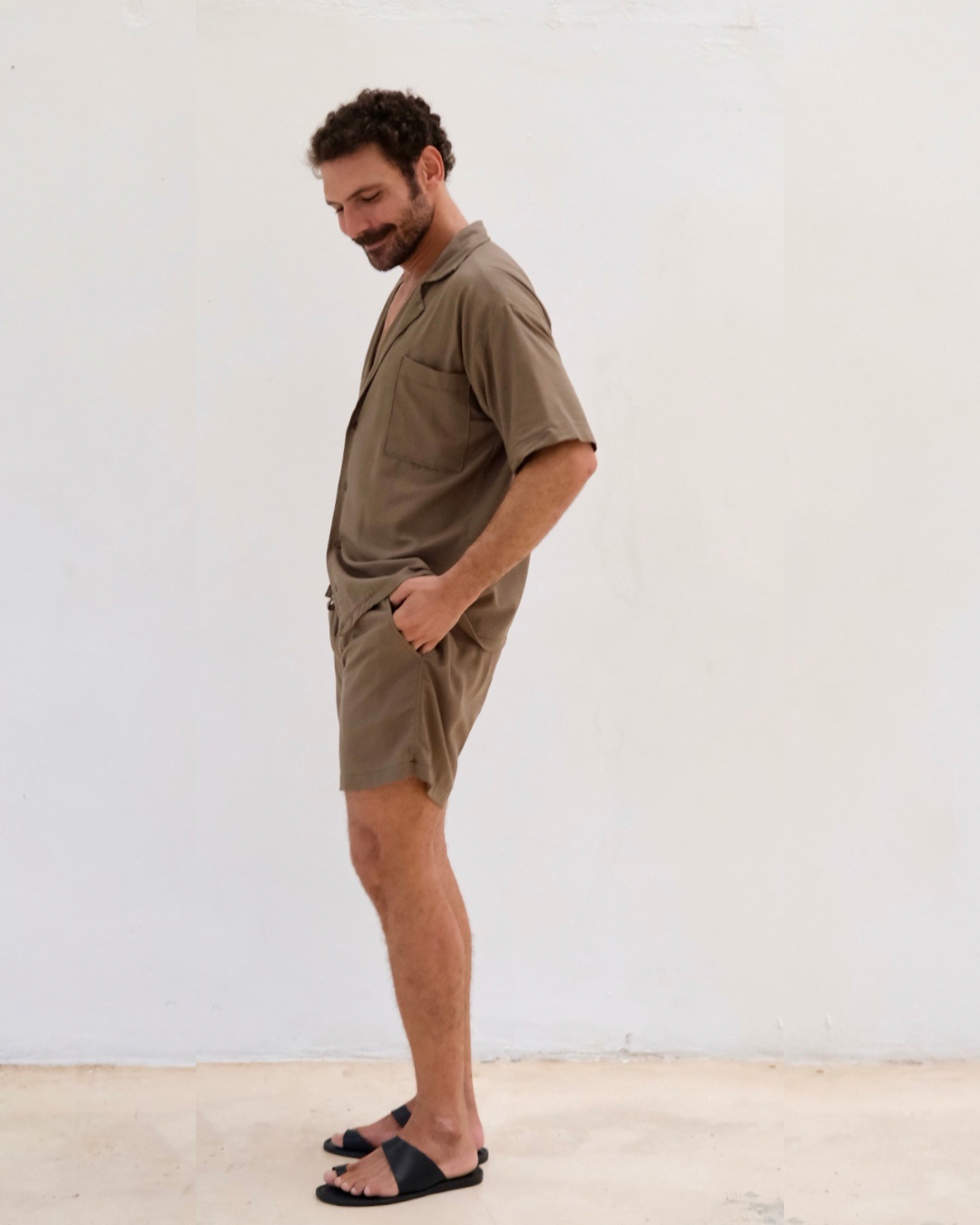 Dúo Camisa Calm con Shorts Lino Soft